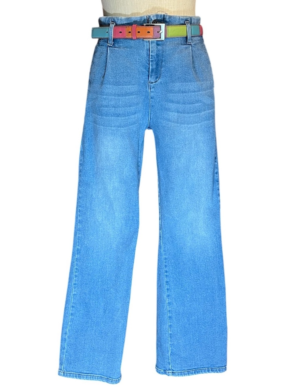 🩵Angel Los Angeles Wide-Leg Flare Y2K Jeans • Size 9 Juniors / 28 Waist